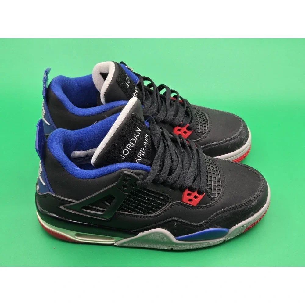 Jordan 4 Retro Rare Air (White Lettering) Men's FV5029-003 Size 6.5 Blue Black